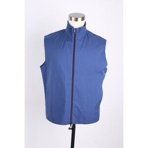 $1,950 Loro Piana Waterproof Green Storm System Vest SZ L Blue NWT